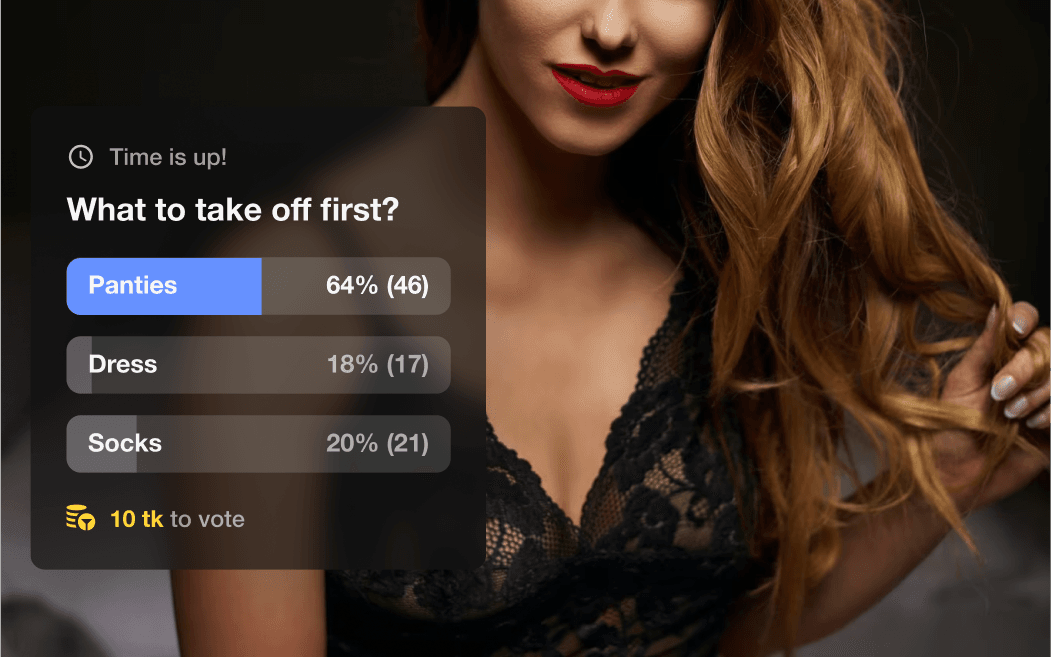 Cast your vote — live polls decide the show